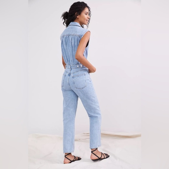 AGOLDE Classic Denim Jumpsuit - Picture 2 of 5